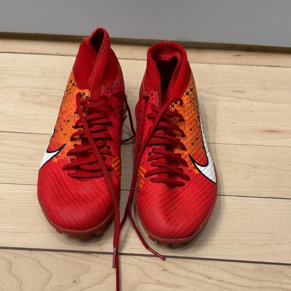Nike Red and Orange Athletic Shoes